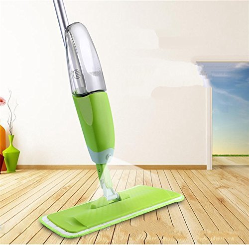 2-in-1 360° Spray Mop with Microfiber Pad – Refillable & Eco-Friendly Floor Cleaner