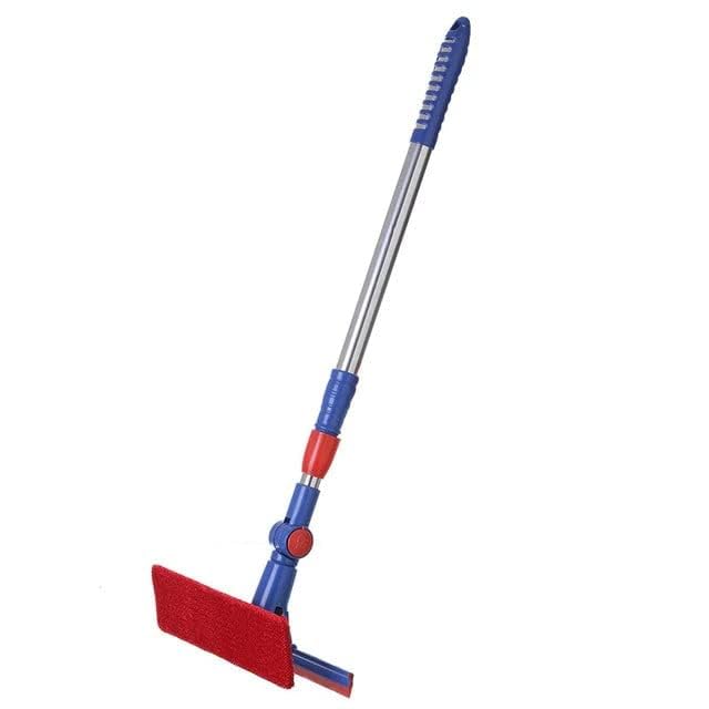 2-in-1 Adjustable Glass Window Cleaner & Compact Corner Mop – Stretchable Wiper, Scraper, and Ergonomic Cleaning Tool for Bathroom and Tight Spaces